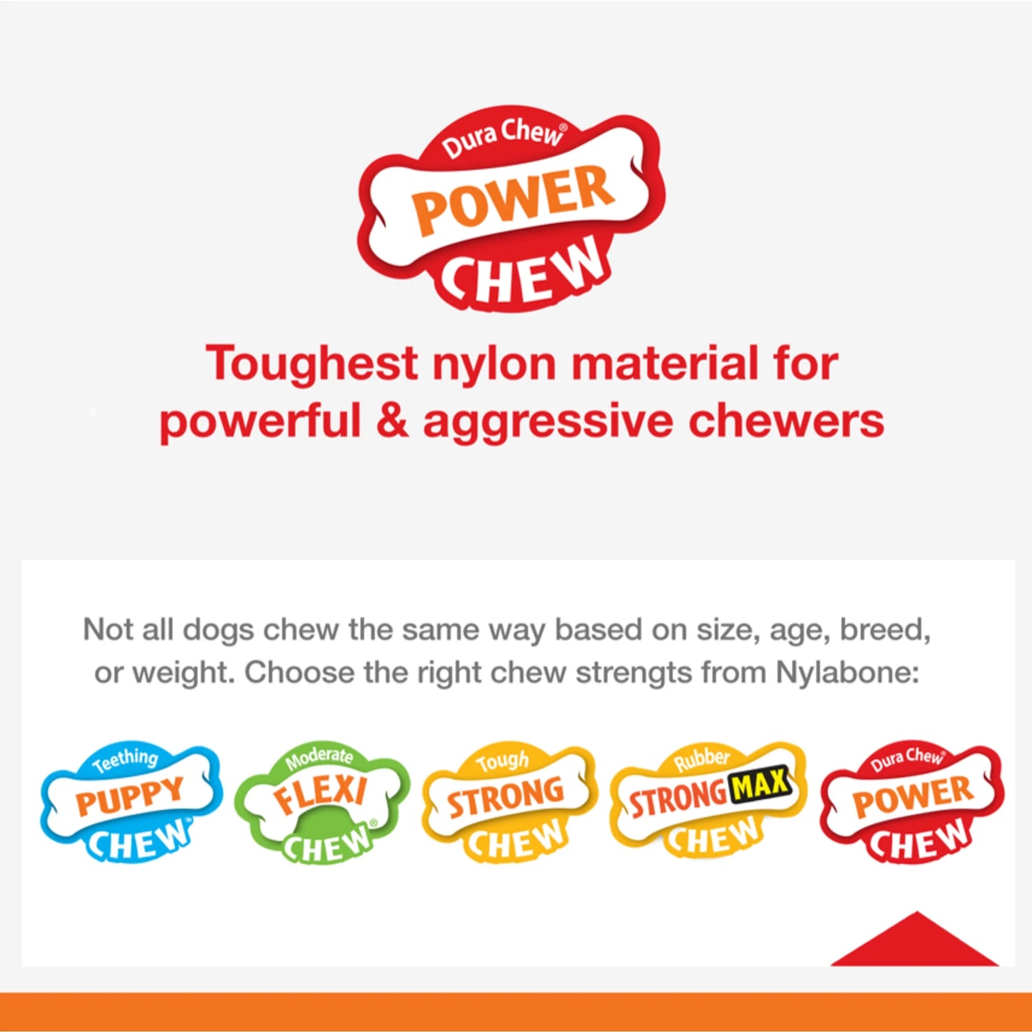 Power Chew Comfort Hold X Bone Dog Toy, Dog Chew Toy, Beef Flavor, Small, 1 Count